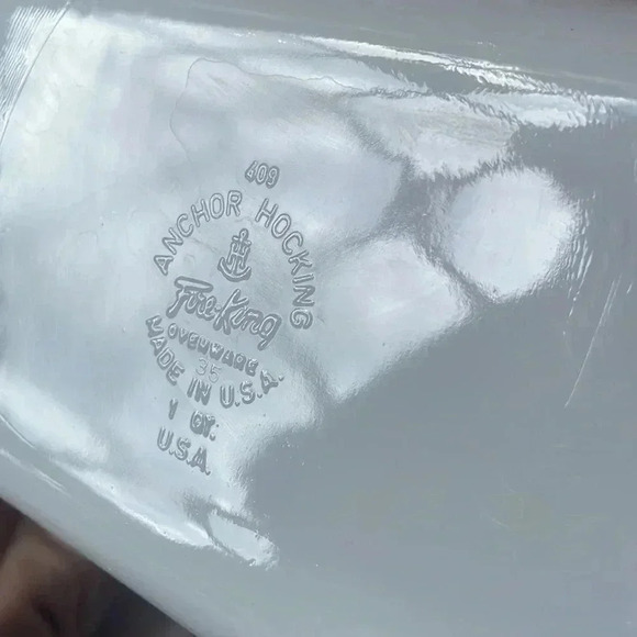 Vintage Anchor Hocking Fire King Wheat Bakeware Set of 2 - Picture 8 of 8